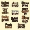 11 Coffee Word Stickers, But First Coffee Decals, Just Brew It Laptop Journal Set