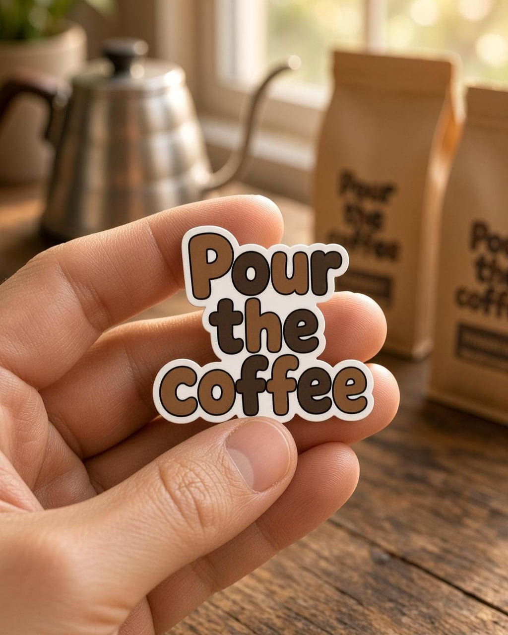 11 Coffee Word Stickers, But First Coffee Decals, Just Brew It Laptop Journal Set