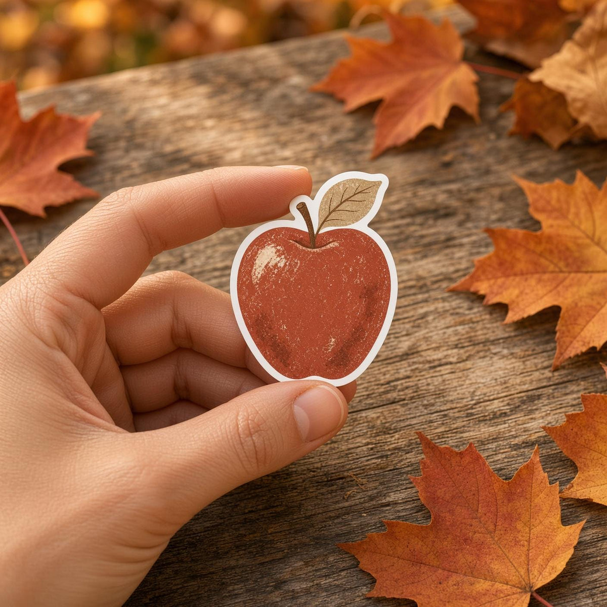Fall Harvest Stickers, Autumn Die-Cut Set, Pumpkin Leaf Cider Cozy Journal Laptop Bottle Stickers