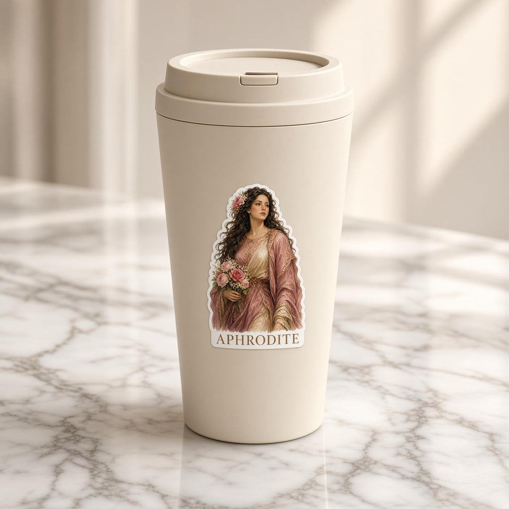 Greek God Stickers, Die-Cut Mythology Portraits for Journals and Laptops