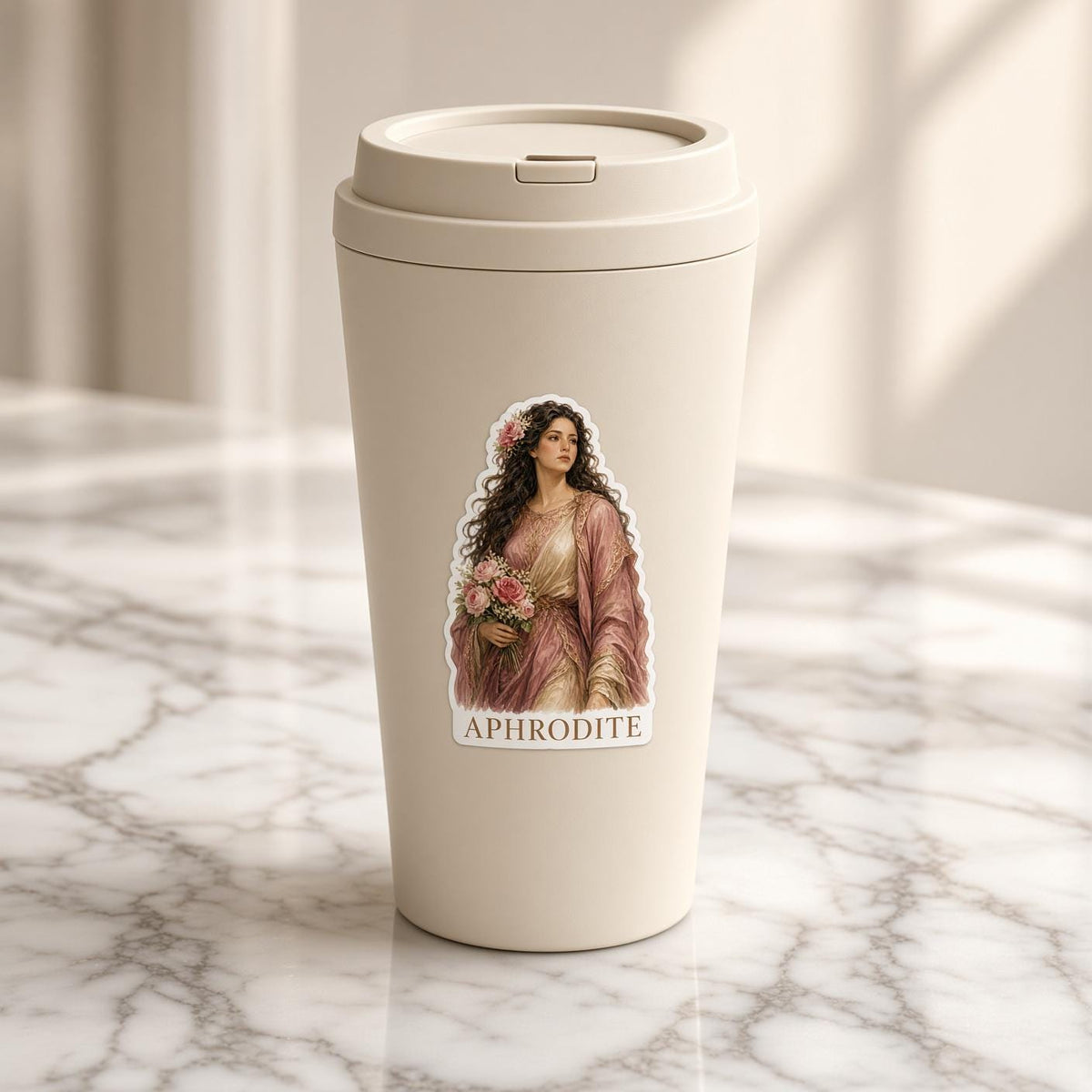 Greek God Stickers, Die-Cut Mythology Portraits for Journals and Laptops
