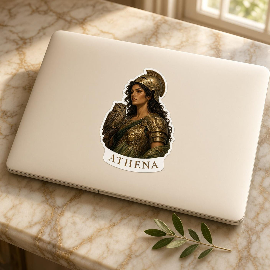 Greek God Stickers, Die-Cut Mythology Portraits for Journals and Laptops