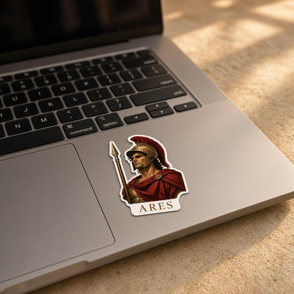 Greek God Stickers, Die-Cut Mythology Portraits for Journals and Laptops