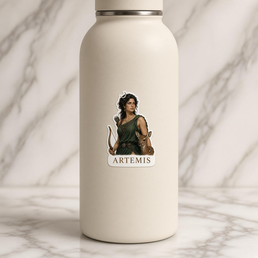 Greek God Stickers, Die-Cut Mythology Portraits for Journals and Laptops