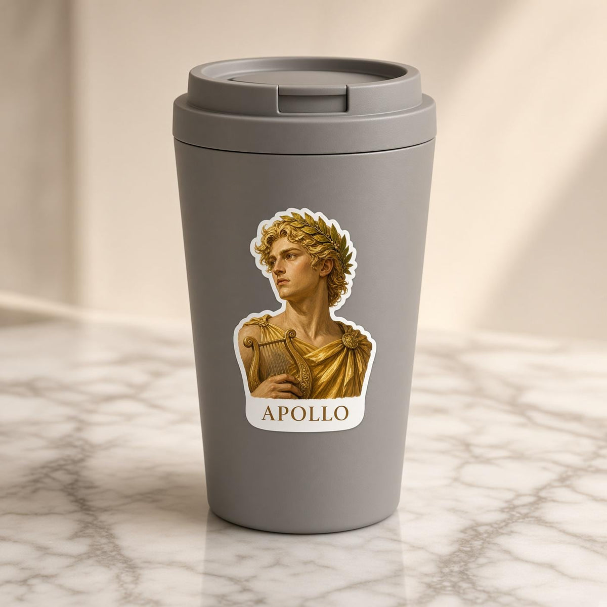 Greek God Stickers, Die-Cut Mythology Portraits for Journals and Laptops
