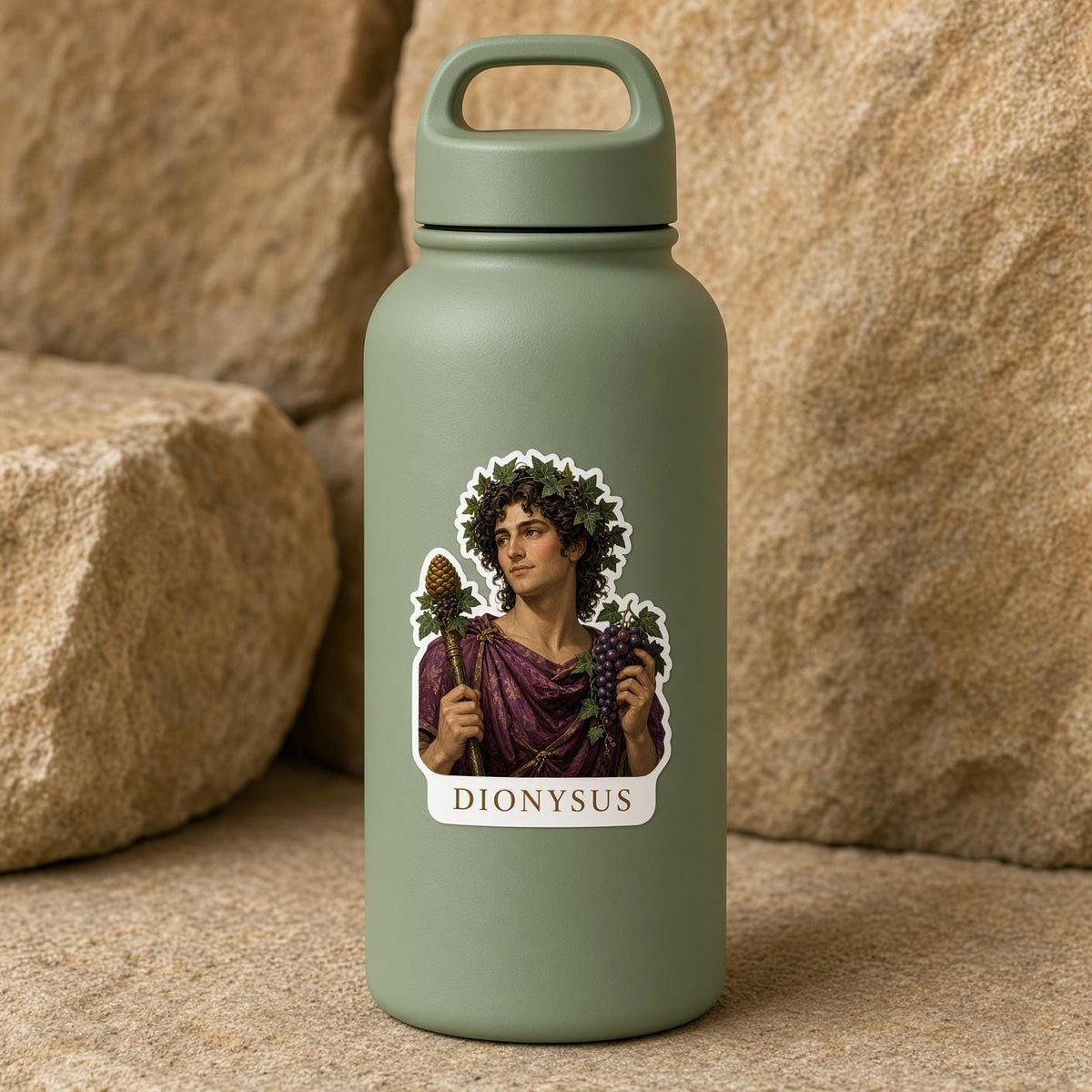 Greek God Stickers, Die-Cut Mythology Portraits for Journals and Laptops
