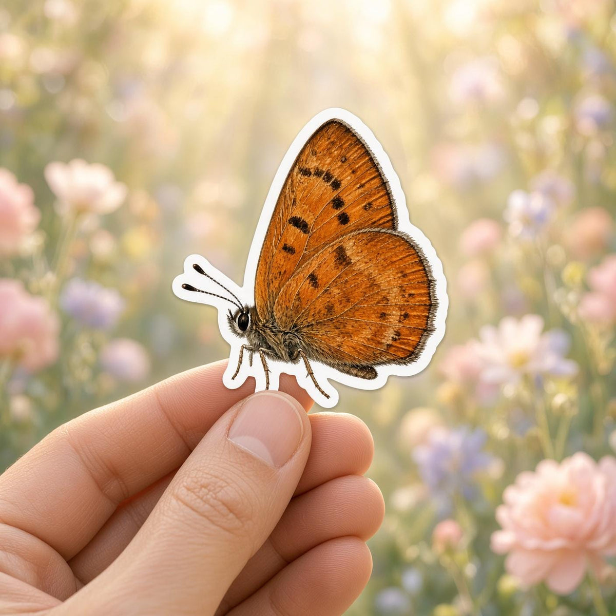 Butterfly Stickers, Die-Cut Nature Set for Journals and Laptops