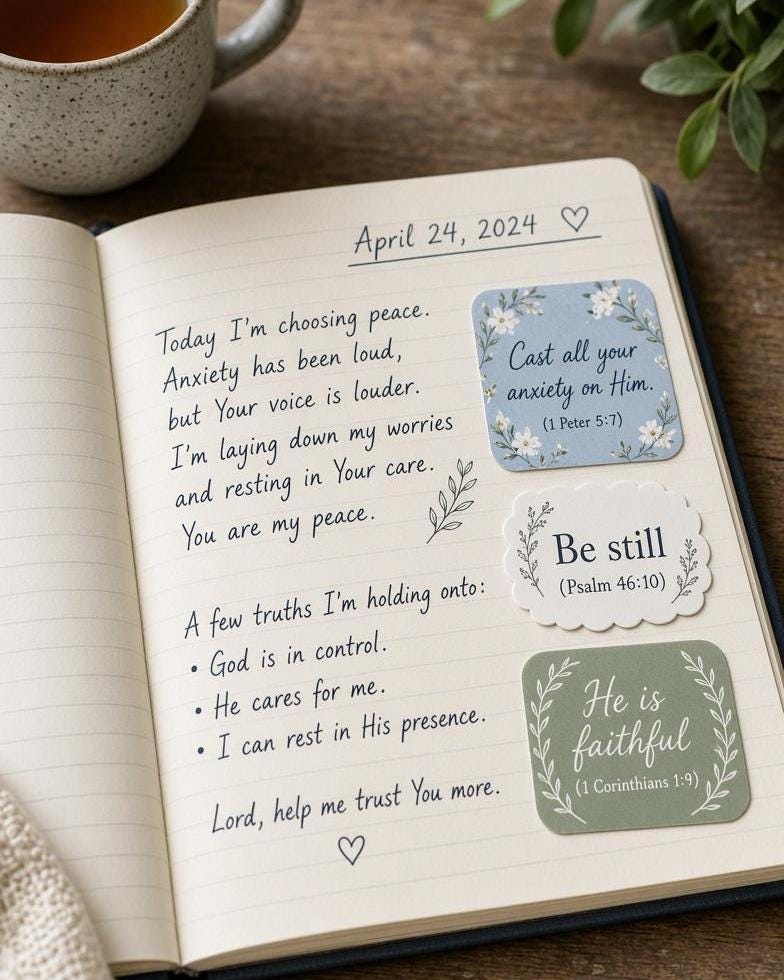 Christian Bible Verse Stickers – Floral, Modern & Minimal Scripture Decals