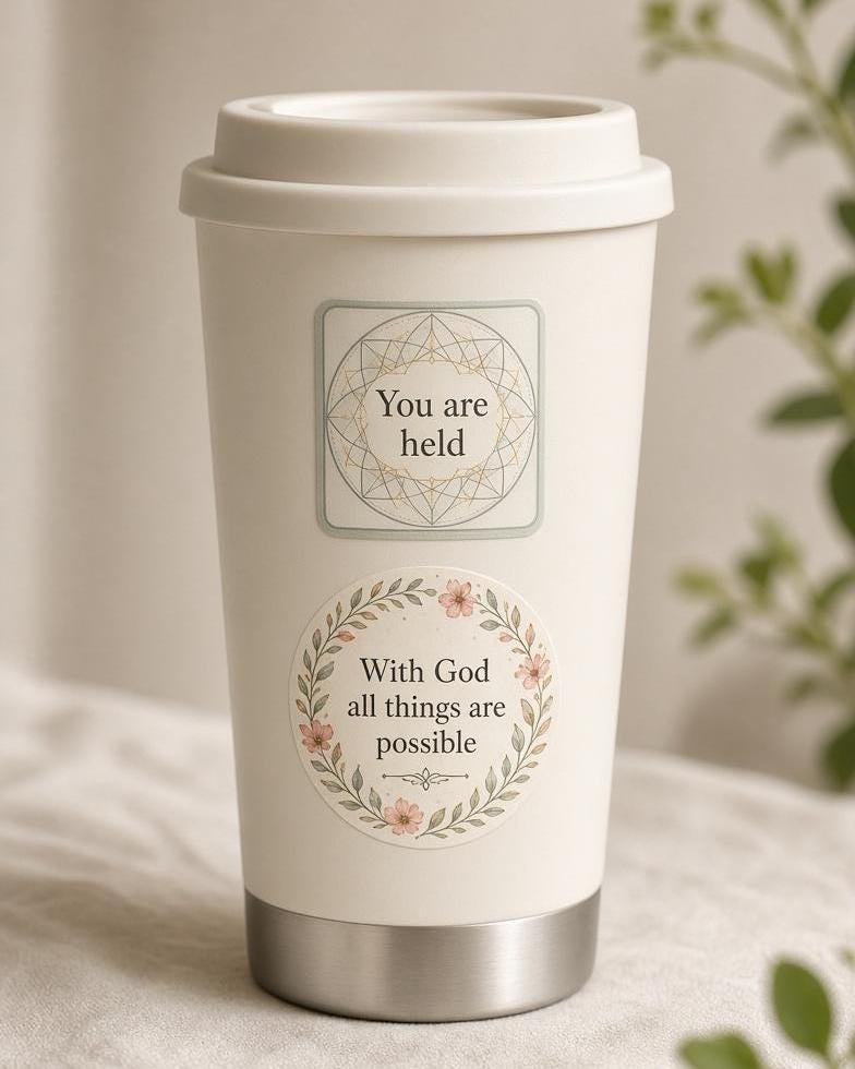 Christian Bible Verse Stickers – Floral, Modern & Minimal Scripture Decals